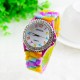 New Fashion Colorful Silicone Jelly Watch for Promotional