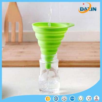 Wholesale Practical Food-Grade Silicone Folding Funnel