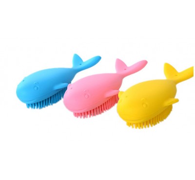 Abrasion Resistance Animal Cute Slicone Brush Clean Body Brush Customed Logo (YB-HR-16)